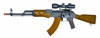 AK47 Full Metal AssaultAirsoft Rifle w/ Tactical Rail